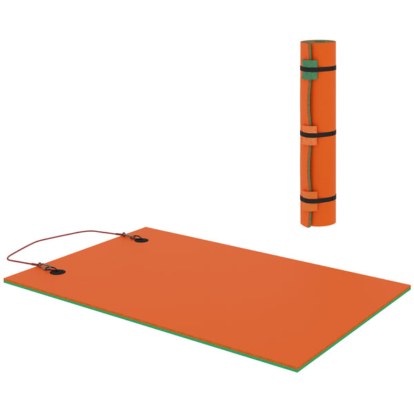 Soozier 9' x 6' Lily Pad Water Mat for 2 Adults, Floating Water Pad for Lake, Pool, Ocean, Beach, and Boating