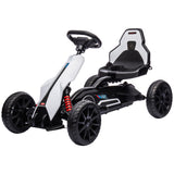 12V Electric Go Kart for Kids, Ride On Toy with EVA Tires, 2 Speeds, Adjustable Seat, Safety Belt for 3-8 Years