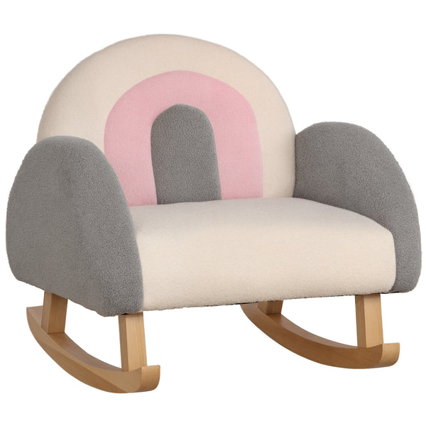 Qaba Kids Sofa, Rocking Toddler Sofa Chair, Gift for 18-36 Months