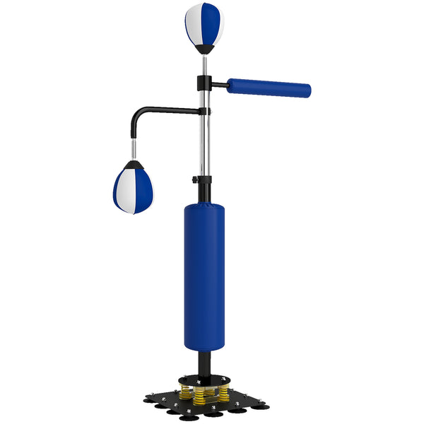 Soozier 4.6'-6.7' Speed Bag Boxing Bag Stand, Reflex Bag Boxing Training Equipment, Speed Punching Bag