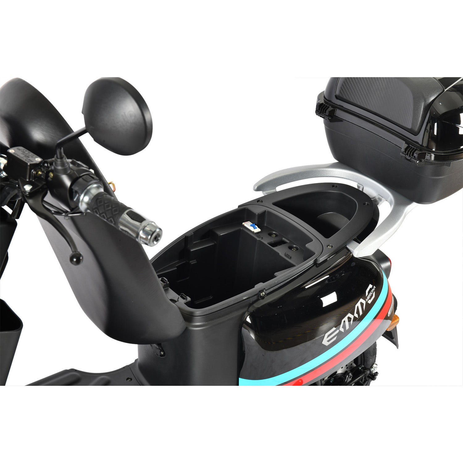 EMMO Merona Electric Scooter - Retro Style Moped Ebike - 60V - QS Motor - Large Storage