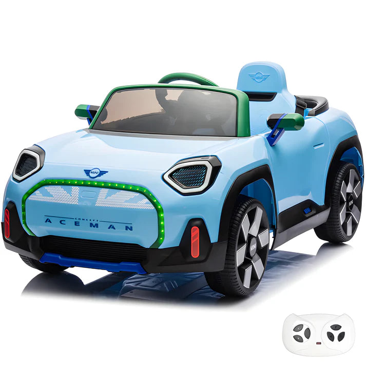 2026 Mini Aceman 12V Kids Ride On Car with Remote Control