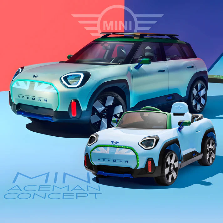 2026 Mini Aceman 12V Kids Ride On Car with Remote Control