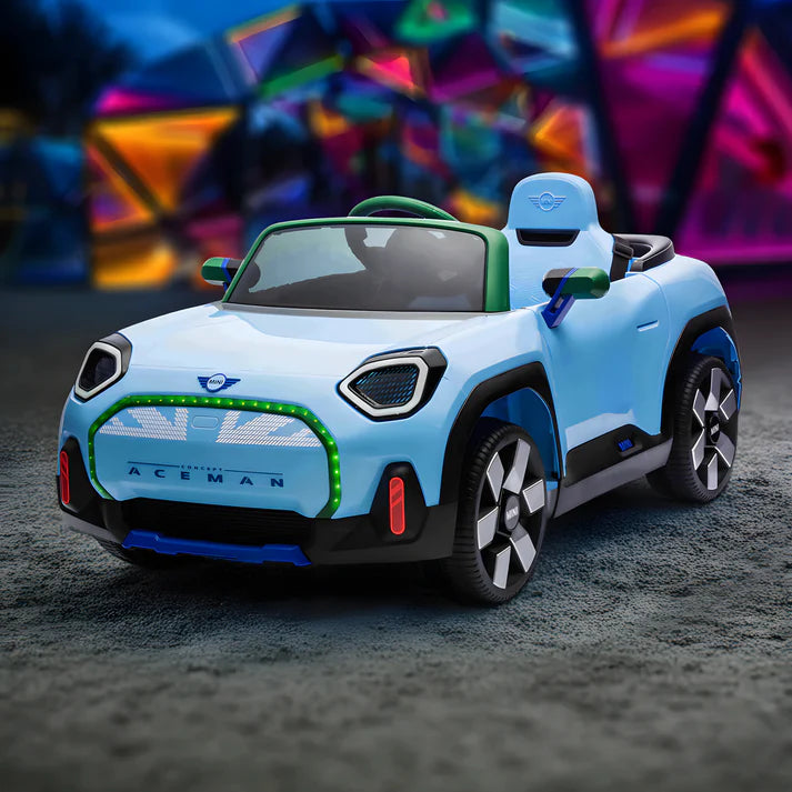 2026 Mini Aceman 12V Kids Ride On Car with Remote Control