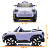 2026 Mini Aceman 12V Kids Ride On Car with Remote Control