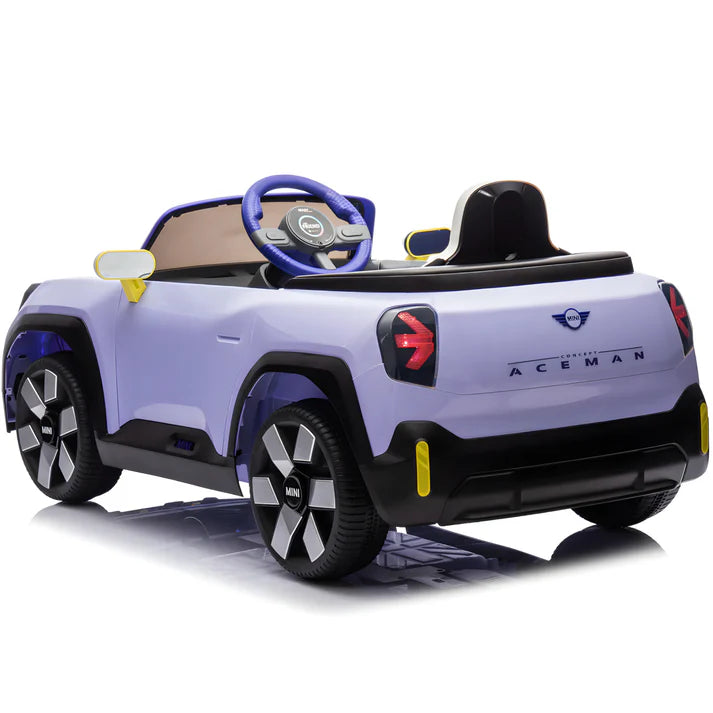 2026 Mini Aceman 12V Kids Ride On Car with Remote Control