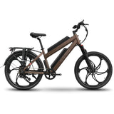 EMMO Monta Dual Electric Bike for Adults - UL Certified 26" Mountain Commuter Ebike - Color Display, LED Lights