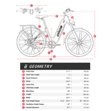 Oiios Glide Step Thru Electric Bicycle for Adults - UL Certified - 48V 750W 29 inch - Hydraulic Brakes Turn Signals Color Display