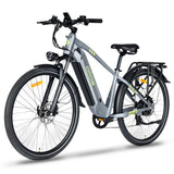 Oiios Cyclon Commuter Electric Bike for Adults - UL Certified - 48V 750W 29 in - Hydraulic Brakes Turn Signals LED Lights