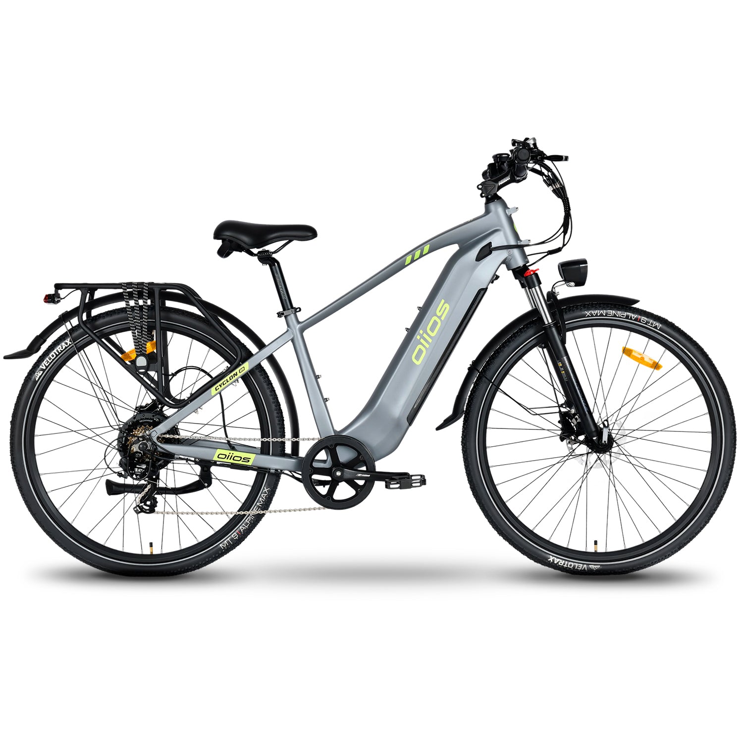 Oiios Cyclon Commuter Electric Bike for Adults - UL Certified - 48V 750W 29 in - Hydraulic Brakes Turn Signals LED Lights