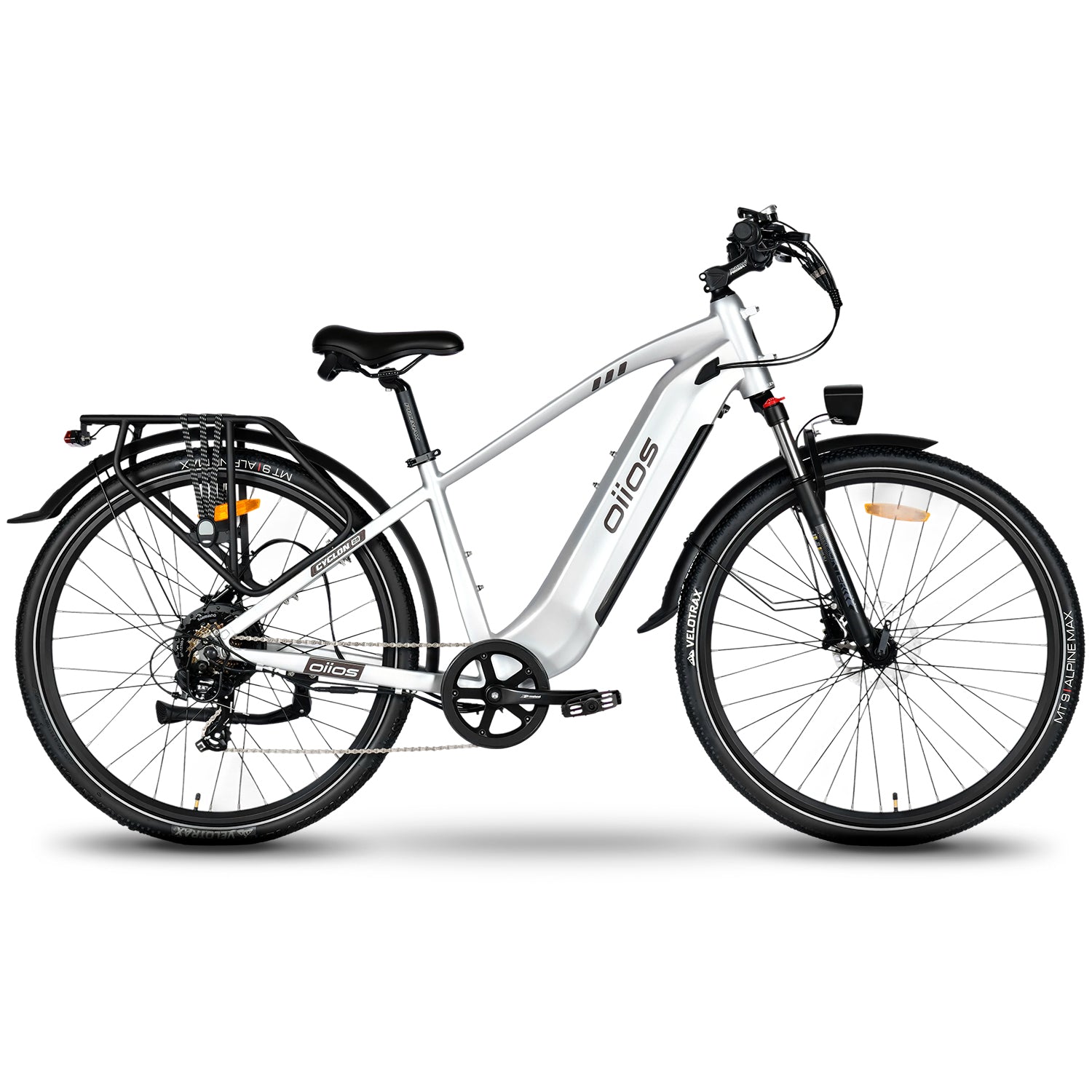 Oiios Cyclon Commuter Electric Bike for Adults - UL Certified - 48V 750W 29 in - Hydraulic Brakes Turn Signals LED Lights