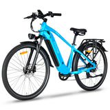 Oiios Cyclon Commuter Electric Bike for Adults - UL Certified - 48V 750W 29 in - Hydraulic Brakes Turn Signals LED Lights