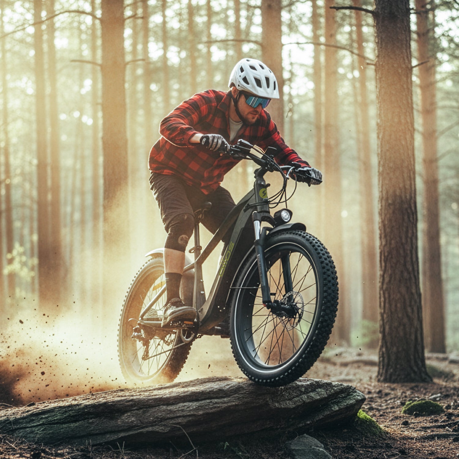 Oiios Powa Electric Bike Fat Tire Step Over for Adults – UL Certified 48V 750W 26 in – Hydraulic Brakes LED Lights Turn Signals