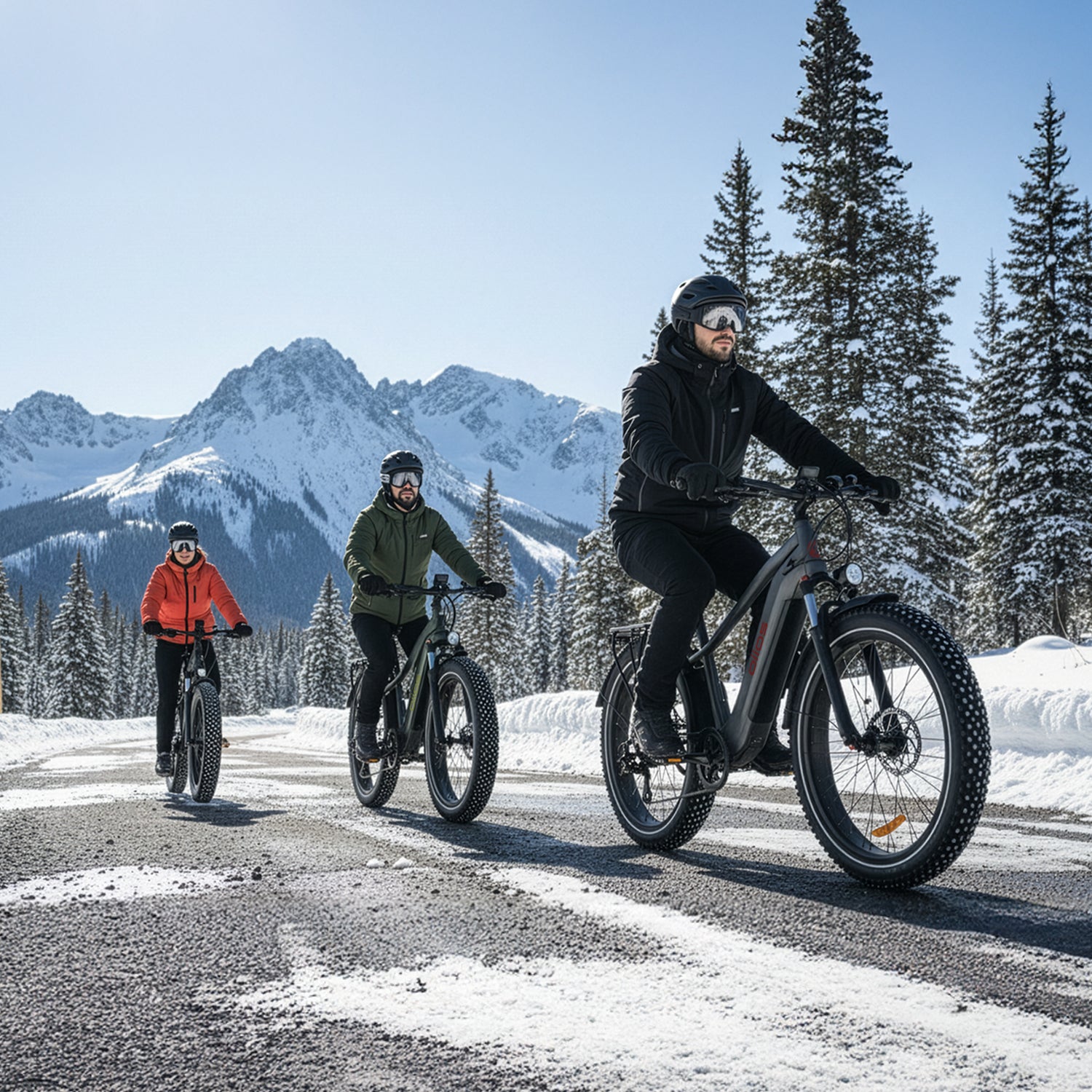 Oiios Powa Electric Bike Fat Tire Step Over for Adults – UL Certified 48V 750W 26 in – Hydraulic Brakes LED Lights Turn Signals