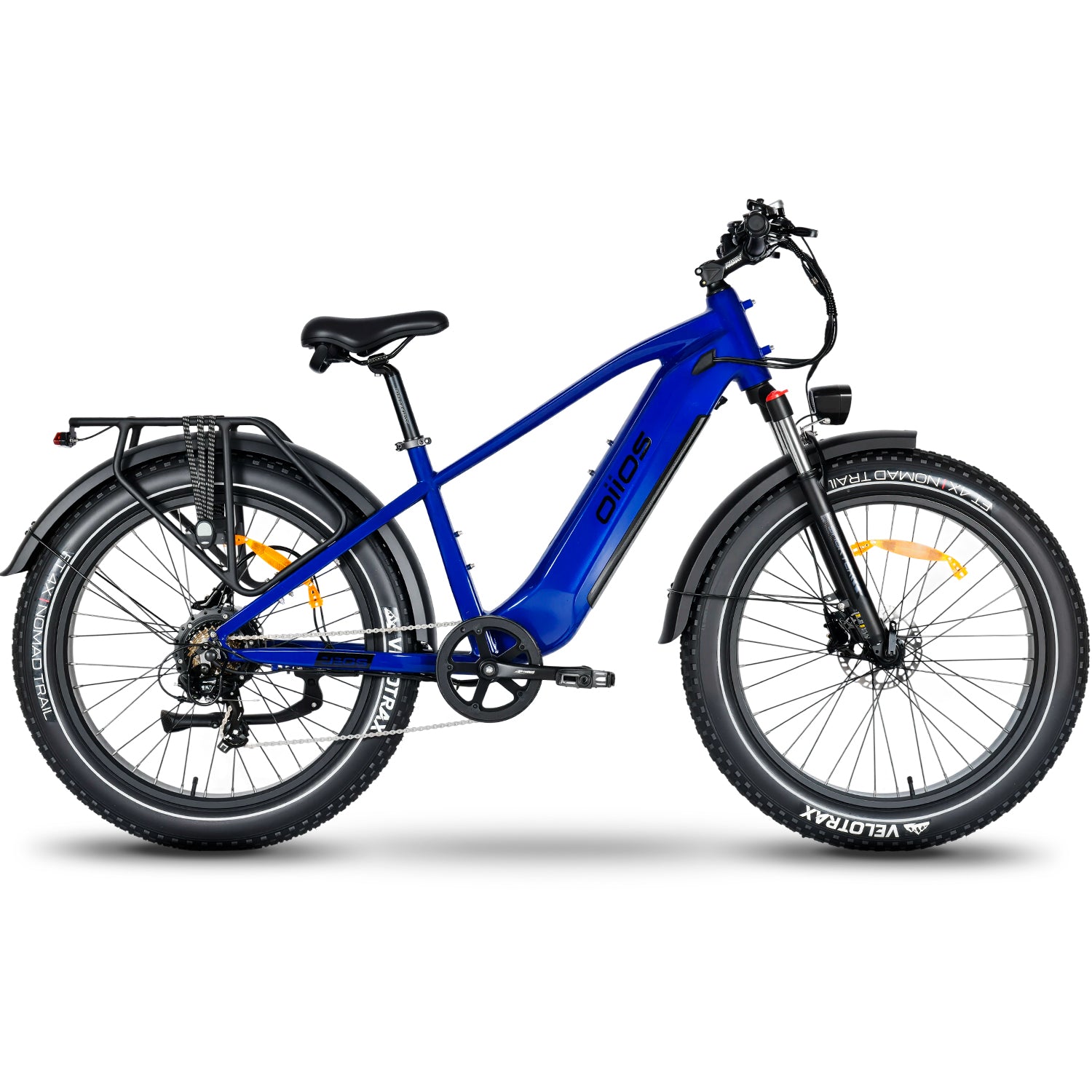 Oiios Powa Electric Bike Fat Tire Step Over for Adults – UL Certified 48V 750W 26 in – Hydraulic Brakes LED Lights Turn Signals