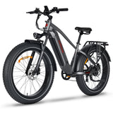 Oiios Powa Electric Bike Fat Tire Step Over for Adults – UL Certified 48V 750W 26 in – Hydraulic Brakes LED Lights Turn Signals