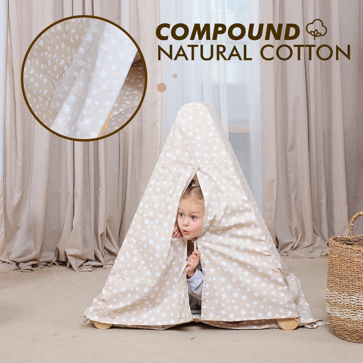 Play Tent Cover with Mat for Climbing Triangle Ladder - SKU: PTAM-001-CA