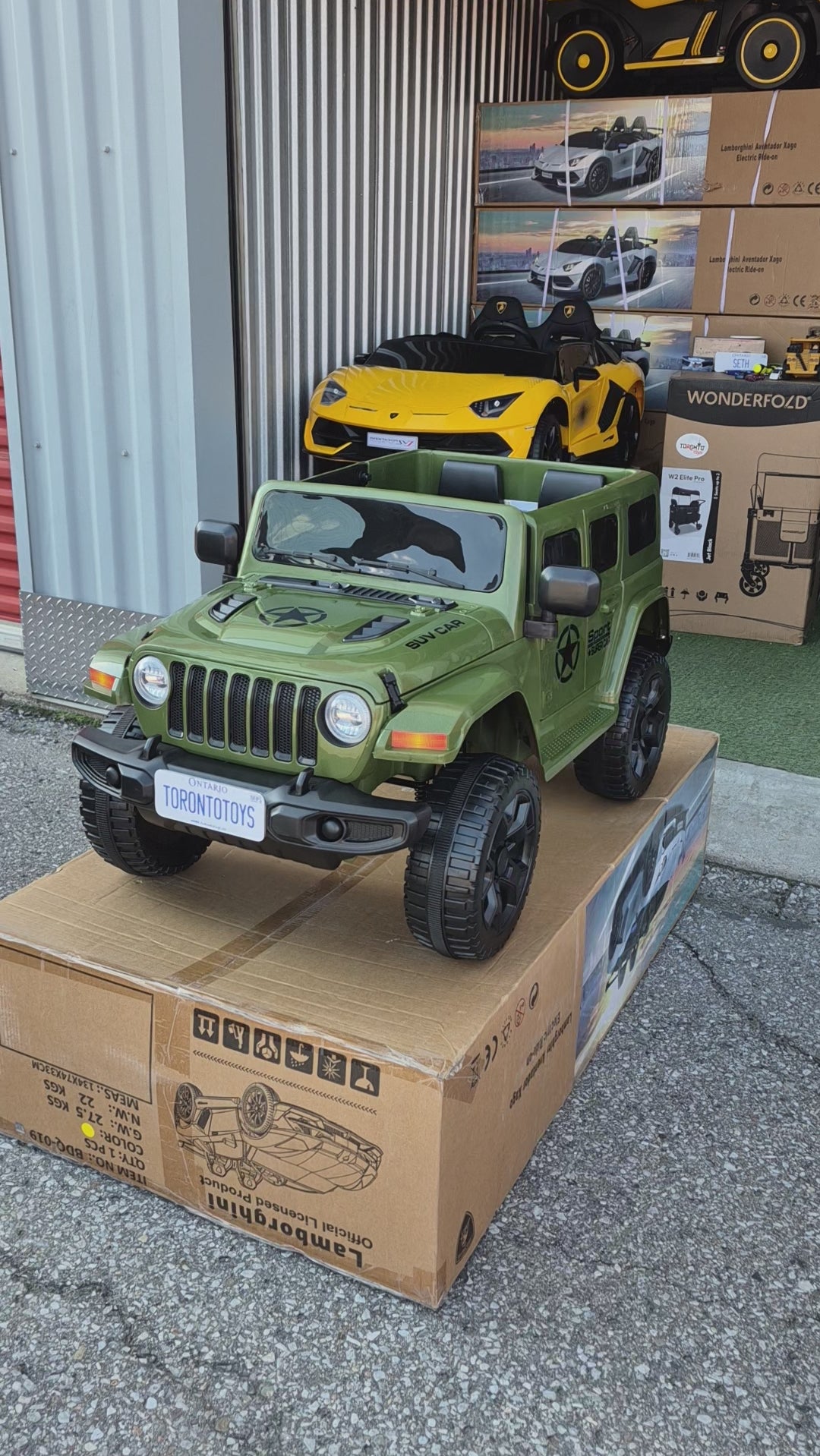 2026 JEEP WRANGLER STYLE 12V DELUXE KIDS RIDE ON CAR WITH REMOTE CONTROL