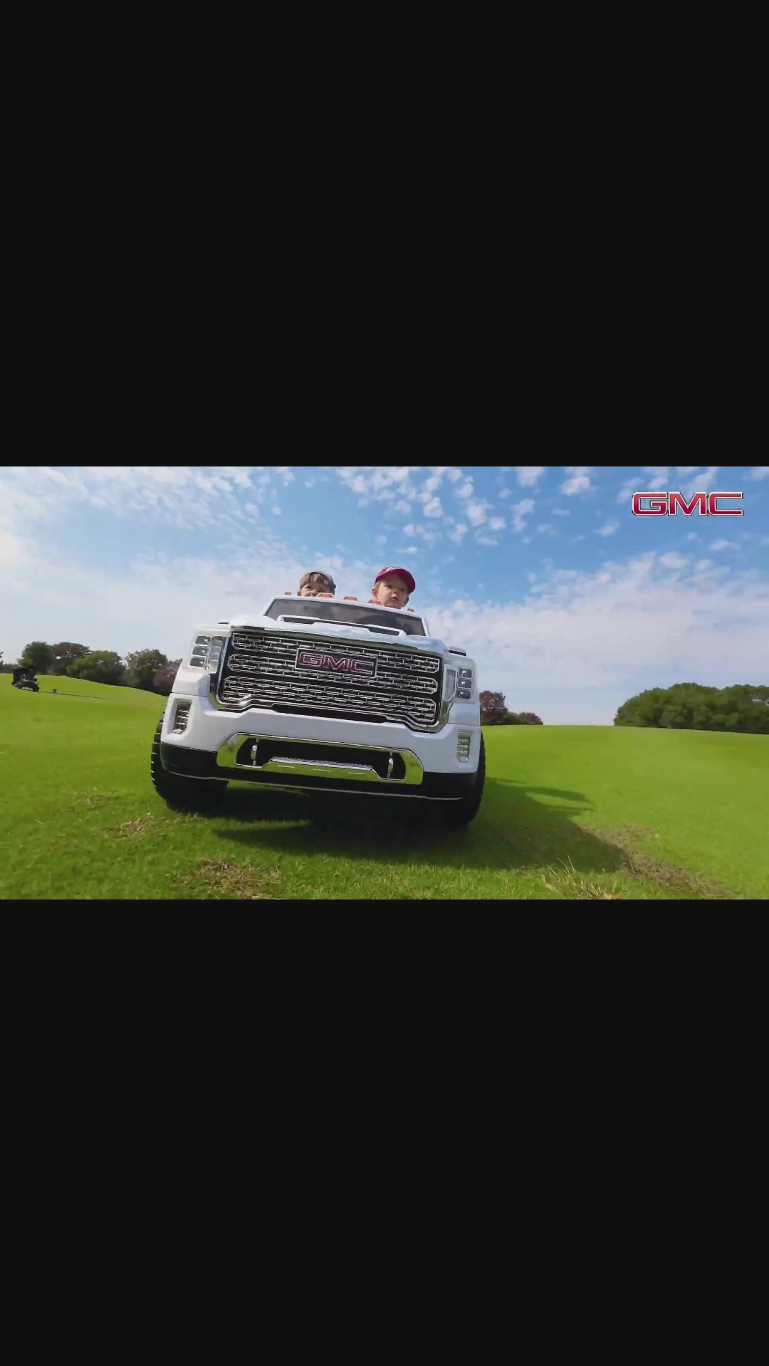 2026 UPGRADED GMC Sierra 24V 2 Seater Kids Ride On Car With Remote Control