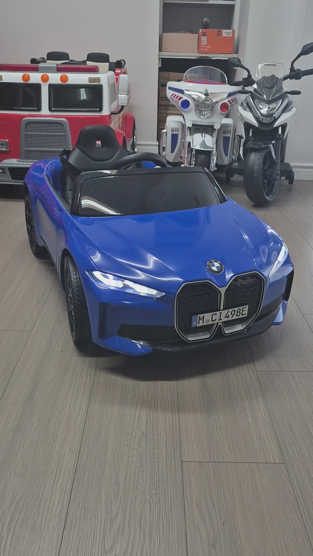 2026 BMW I4 12V Kids Ride On Car DELUXE with Remote Control