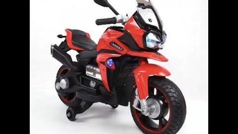 Kids Ride On Electric Motorbike (with removable training wheels) Ages 2-6