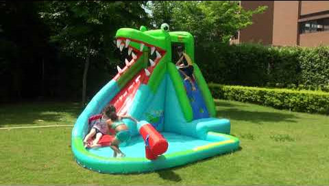 Happy Hop The Crocodile Pool Inflatable