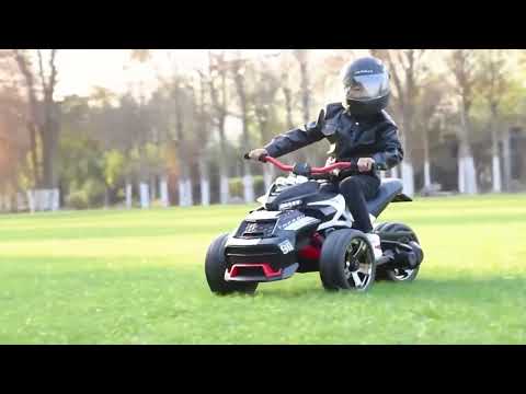 2026 24V 3 Wheel SPIDER 2 Seater Ride On Motorcycle Age 3 to 7