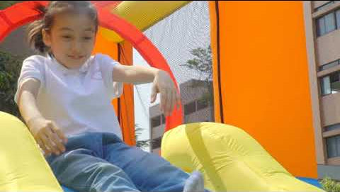 Happy Hop Slide Bouncer Inflatable