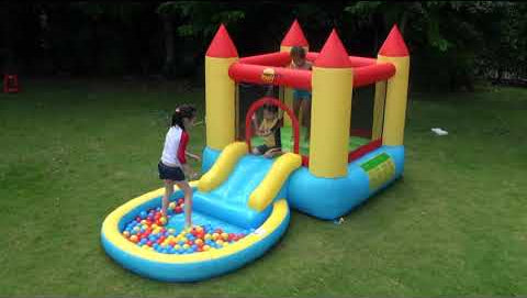 Happy Hop Bouncy Castle with Pool Slide