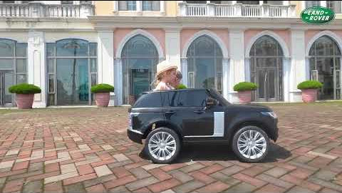2026 Range Rover HSE 2 Seater 24V Kids Ride On Car With Remote Control DELUXE MODEL WITH LEATHER SEATS AND RUBBER TIRES