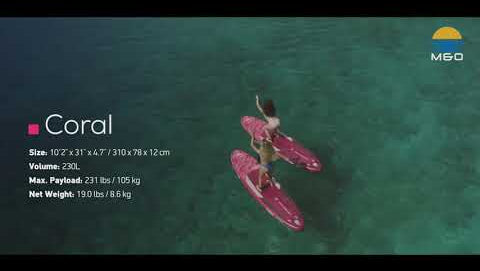 Aqua Marina Coral ISUP - PINK