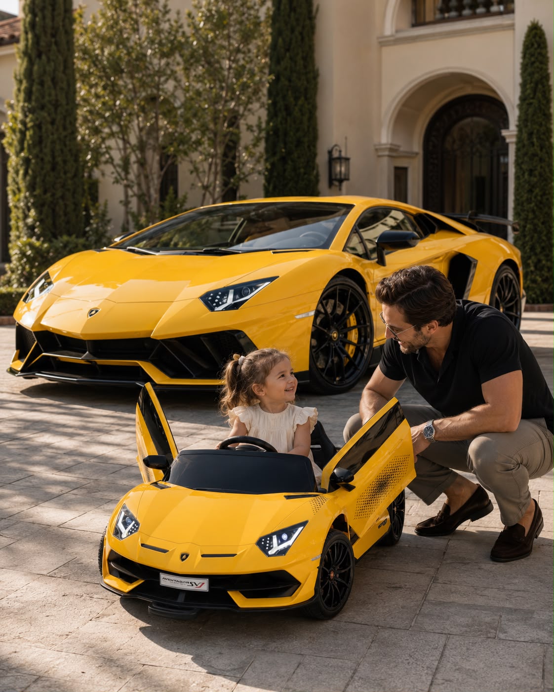 2026 Lamborghini Aventador SVJ 24V XL 2 Seater Kids Ride On Car with Remote Control