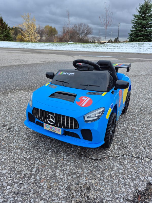 Mercedes Benz Style Kids Ride On Car with Remote Control and Decals
