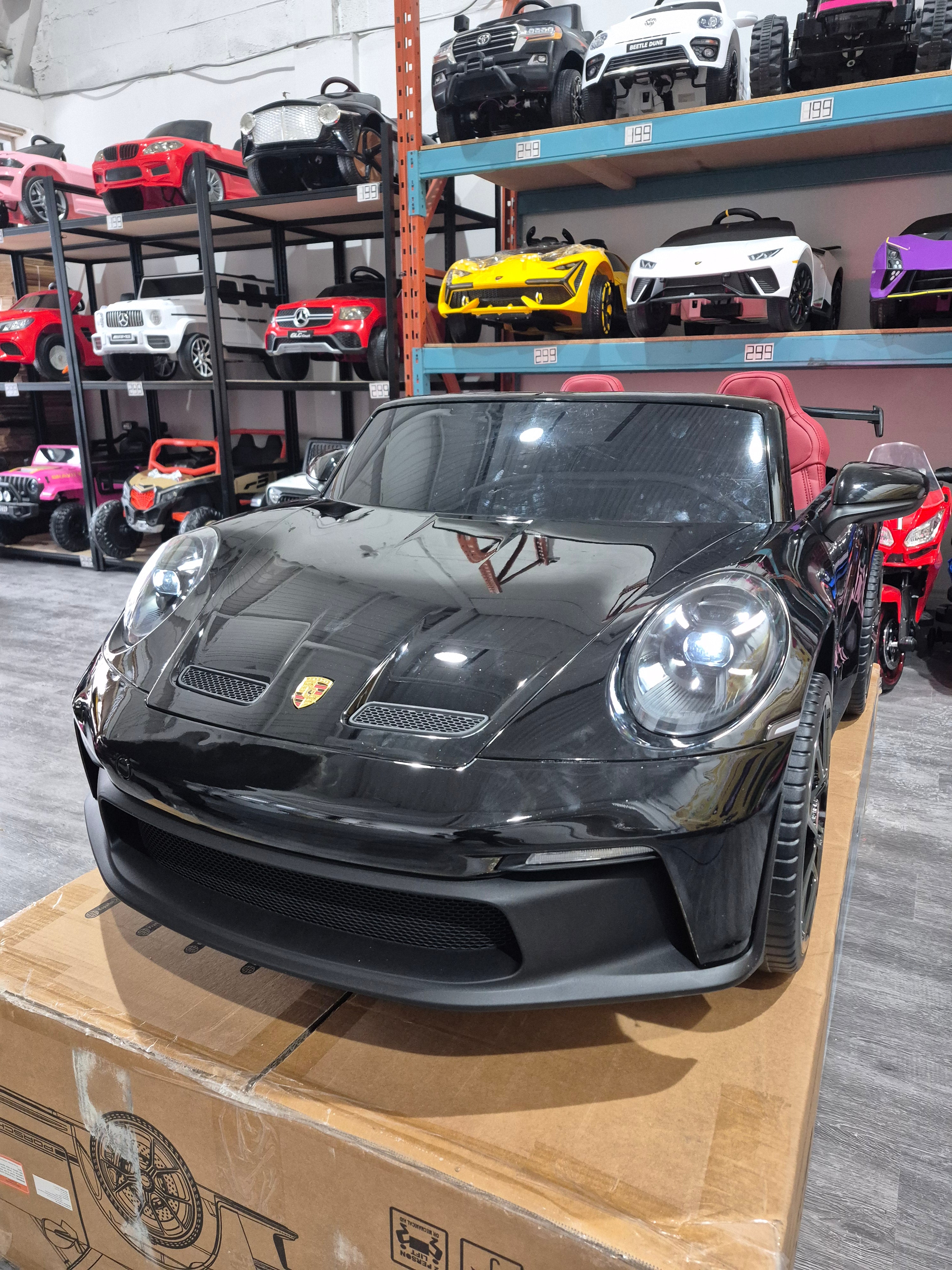 2026 24V Porsche 911 GT3 2 Seater Kids Ride On Car - NEW Silent Motor