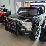 2026 Dodge Ram 3500 XXL Police Edition 24v 2 Seater 4X4 Kids Ride On Car with Remote Control