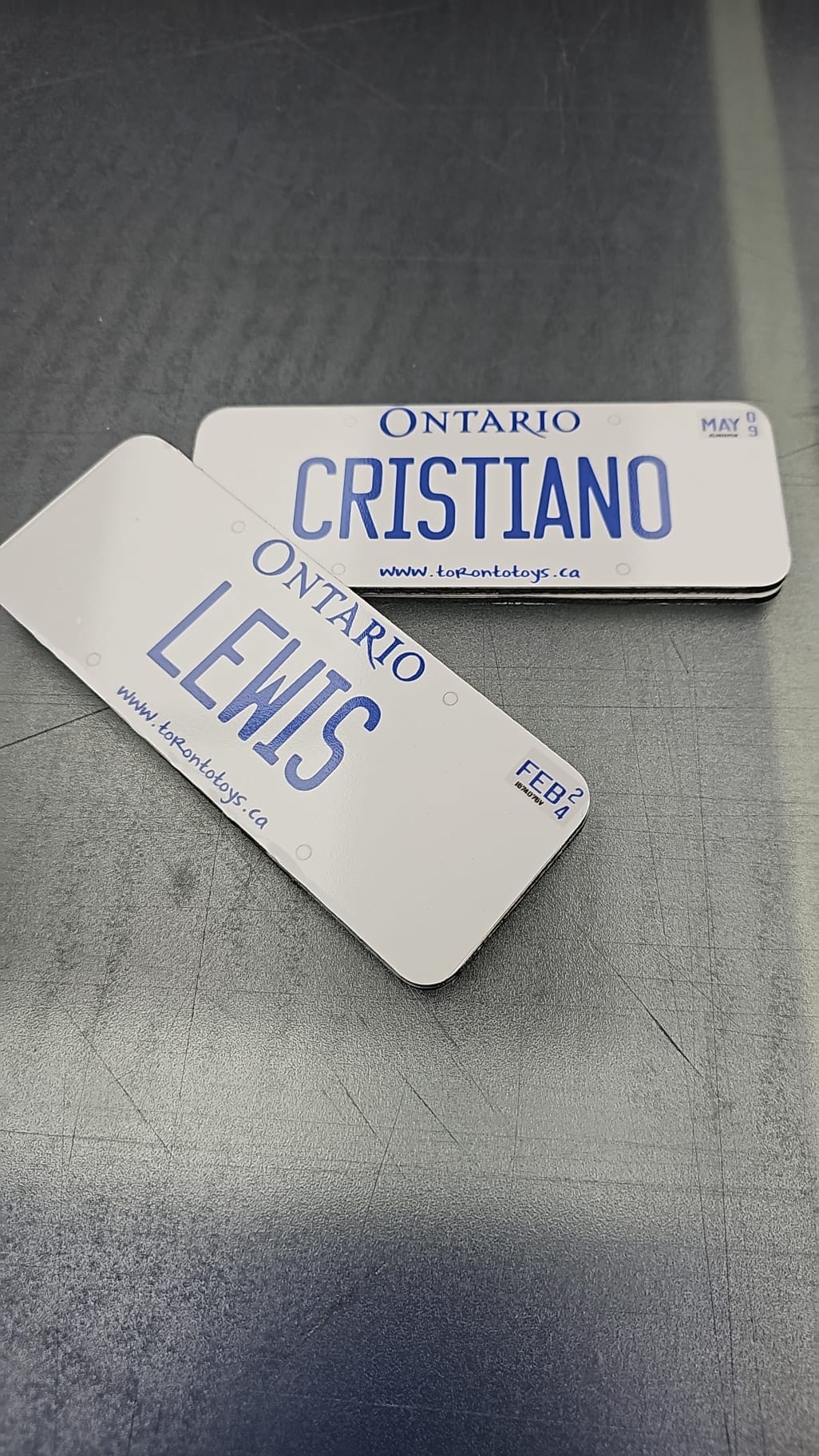 Kids Ride On Car licence plate 