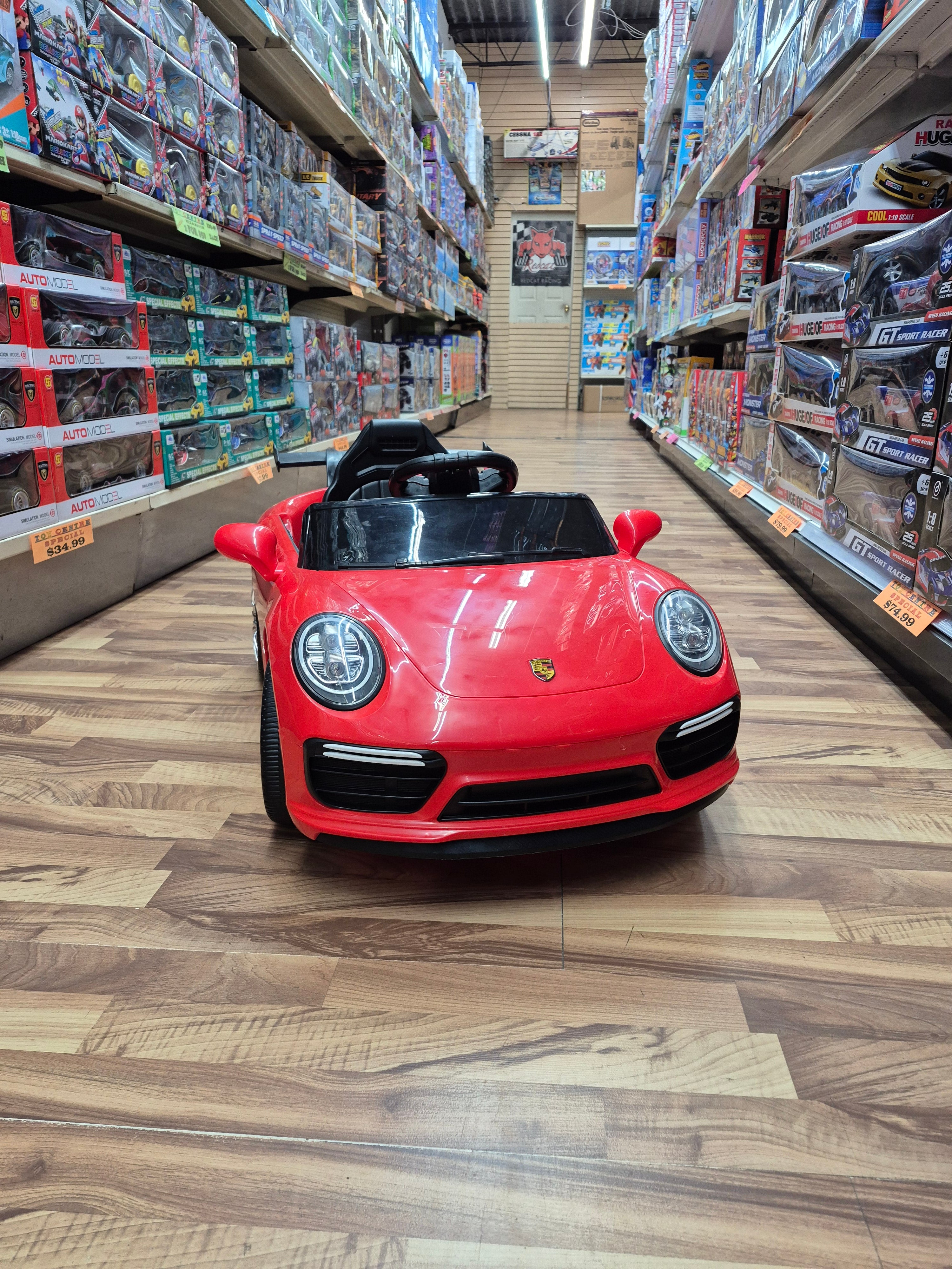 Porsche Style Kids Ride On Car with Remote Control