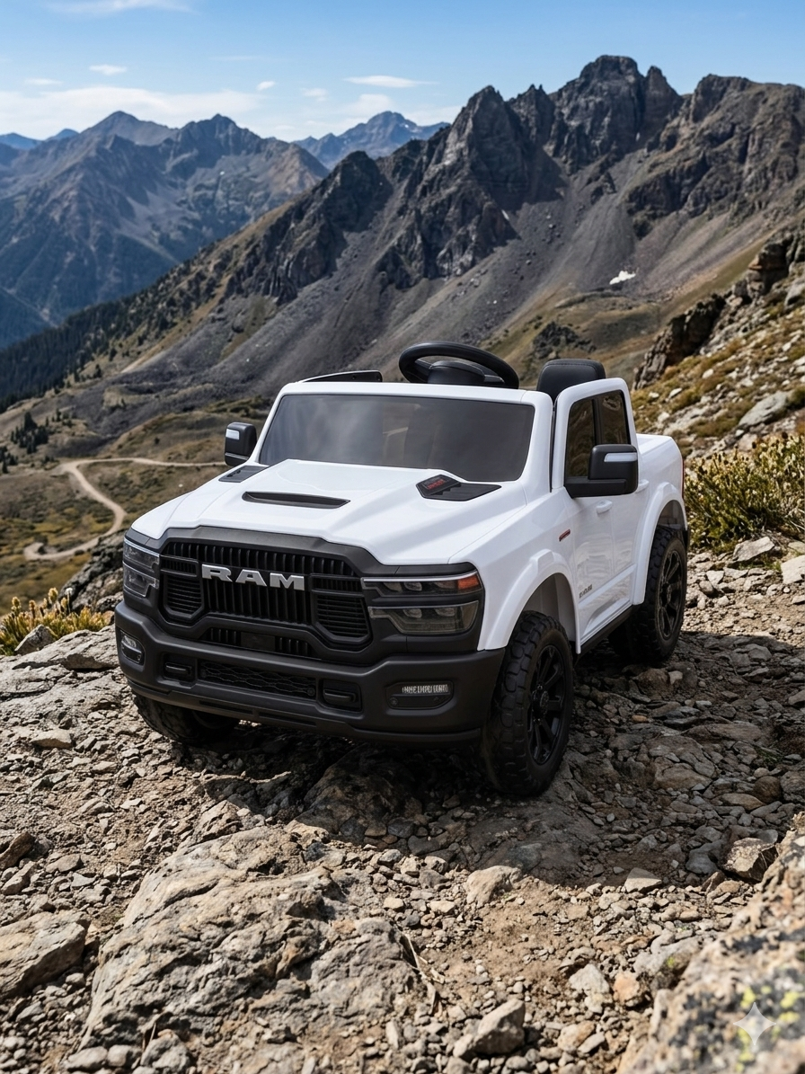 2026 Dodge Ram 24V 2 Seater Kids Ride On Car with Remote Control