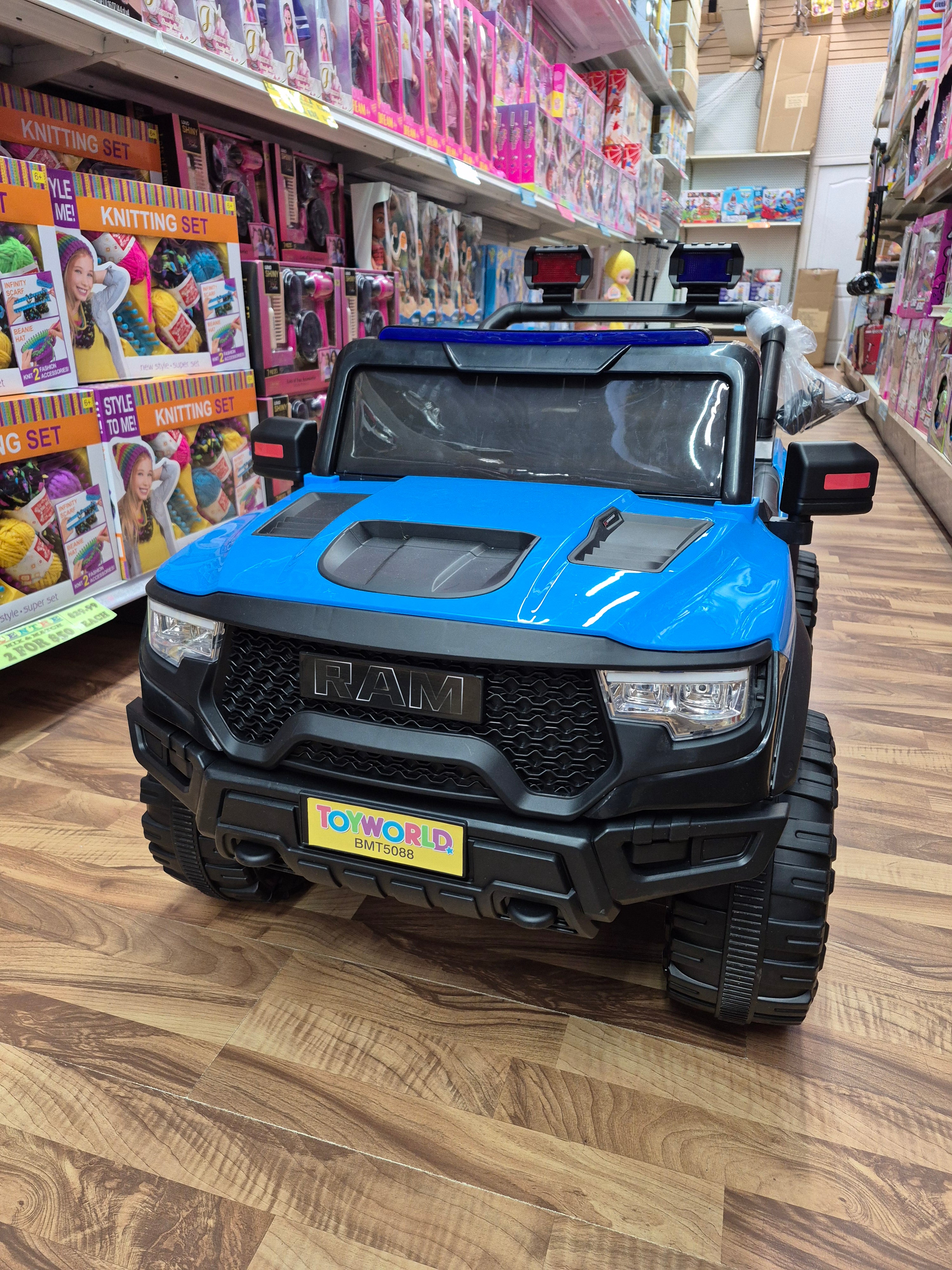 Dodge Ram Style 12V Kids Ride on Car with Remote Control