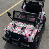 2026 Camo Jeep 12V Kids Ride On Car with Remote Control