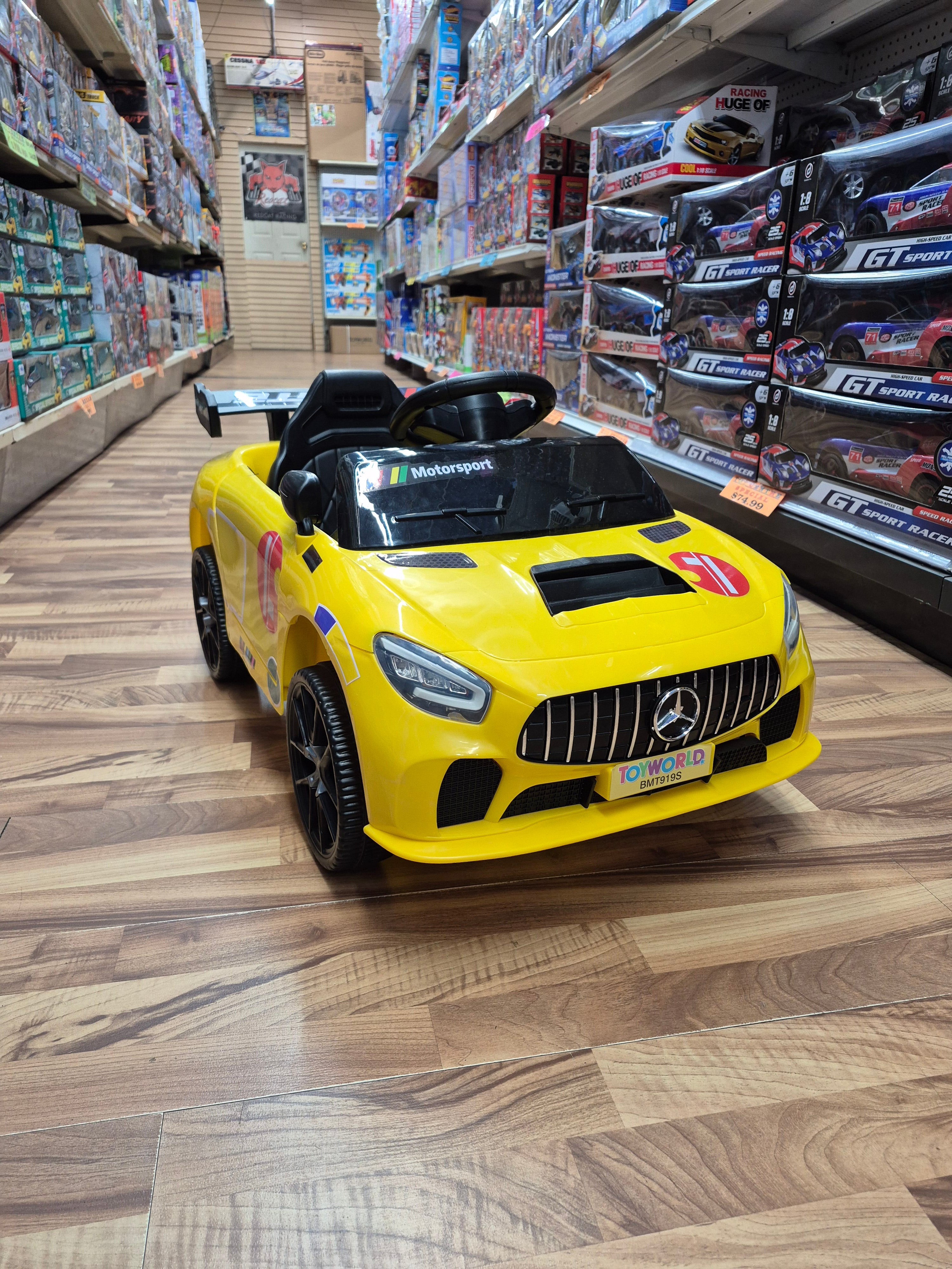 Mercedes Benz Style Kids Ride On Car with Remote Control
