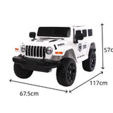 2026 JEEP WRANGLER STYLE 12V DELUXE KIDS RIDE ON CAR WITH REMOTE CONTROL