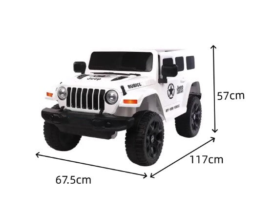 2026 JEEP WRANGLER STYLE 12V DELUXE KIDS RIDE ON CAR WITH REMOTE CONTROL