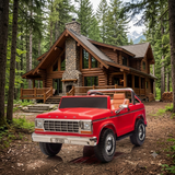 PREORDER 24V Ford F150 Retro 4x4 2 Seater Kids Ride On Car