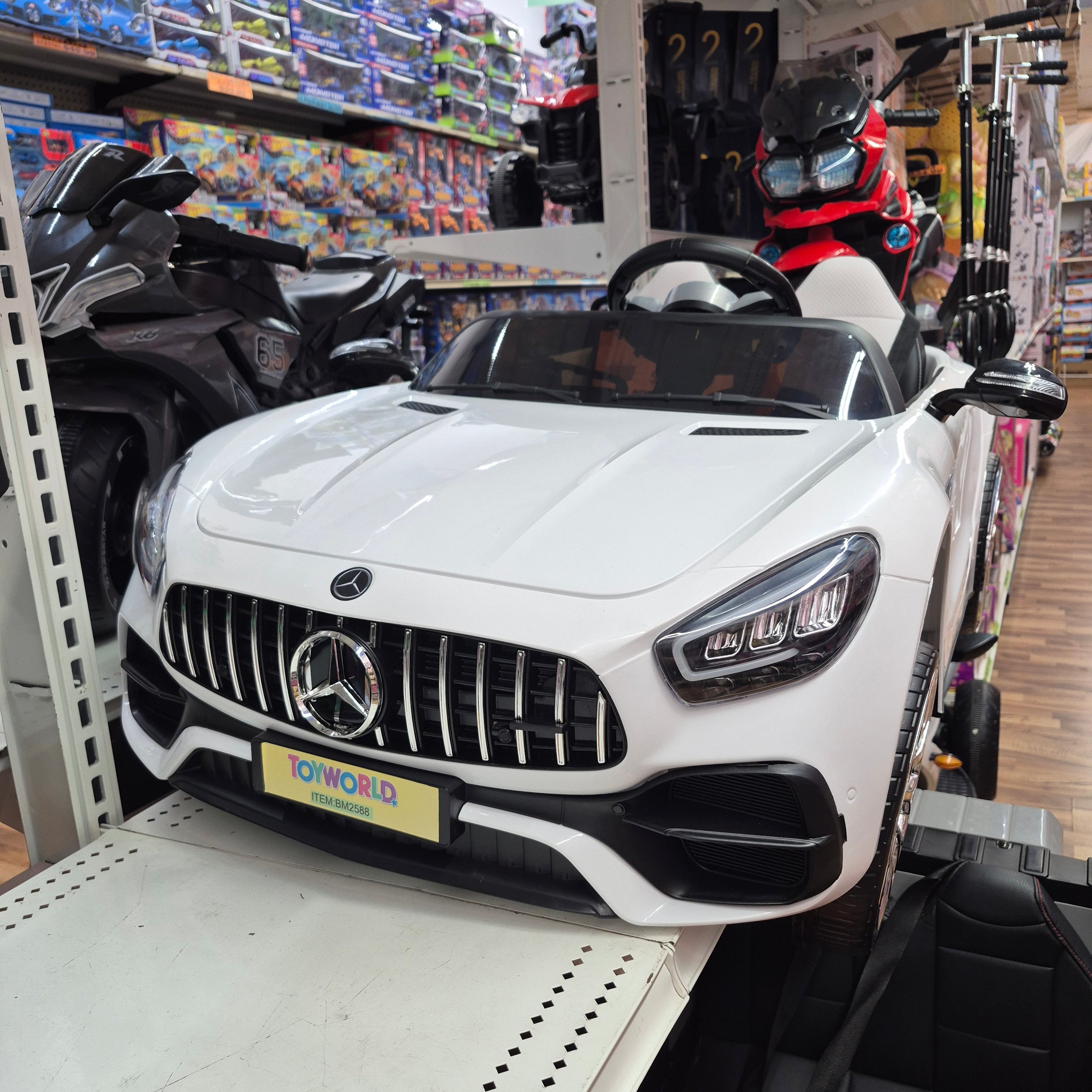 Mercedes Benz 2 Seater 12V Kids Ride On Car with Remote Control