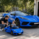 24V Chevrolet Corvette C8 2 Seater DELUXE EDITION Kids Ride on Car with Remote Control
