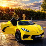 24V Chevrolet Corvette C8 2 Seater DELUXE EDITION Kids Ride on Car with Remote Control