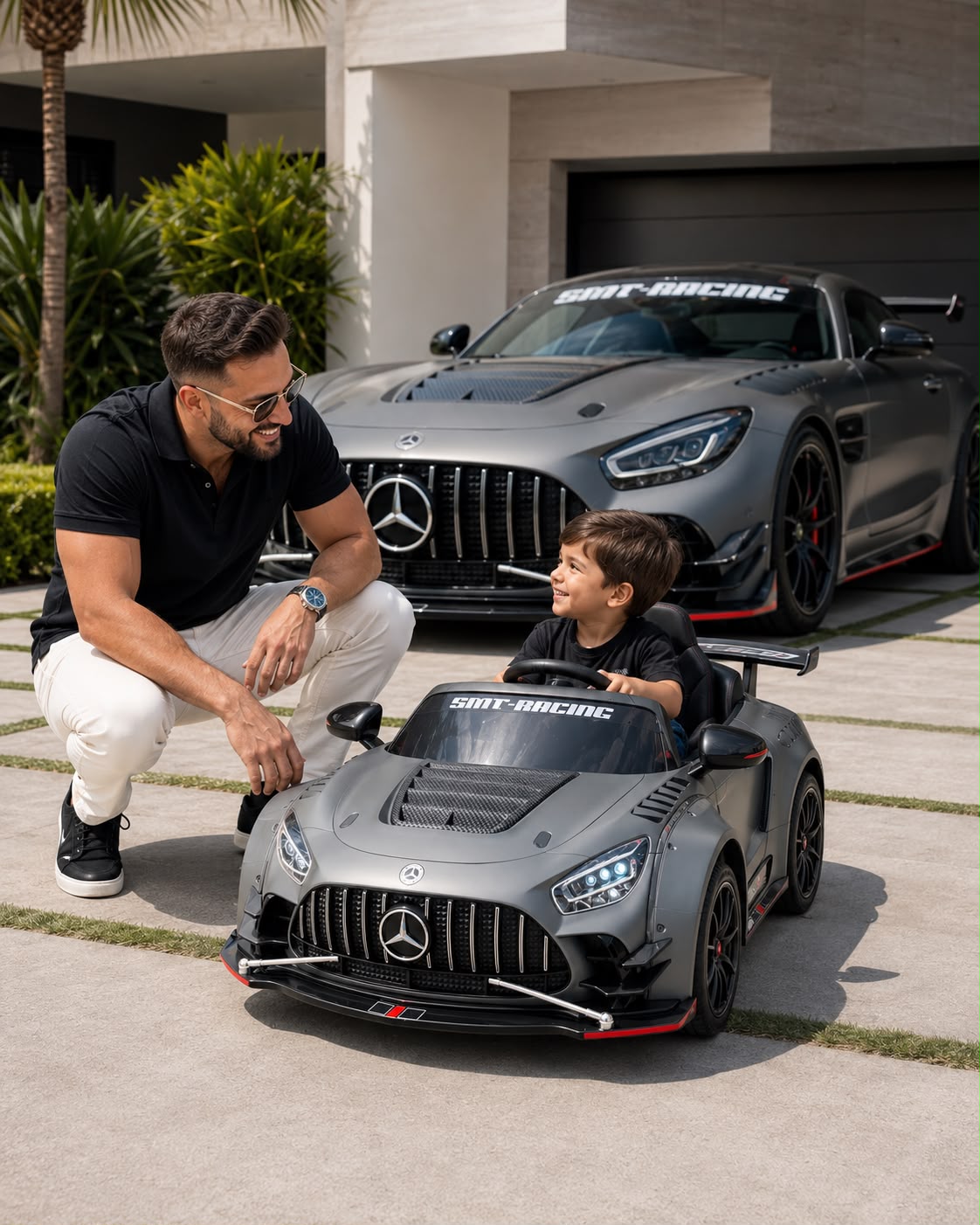 2026 24V Mercedes Benz GT Widebody NEW 2 Seater Race Car with Remote Control with DRIFT