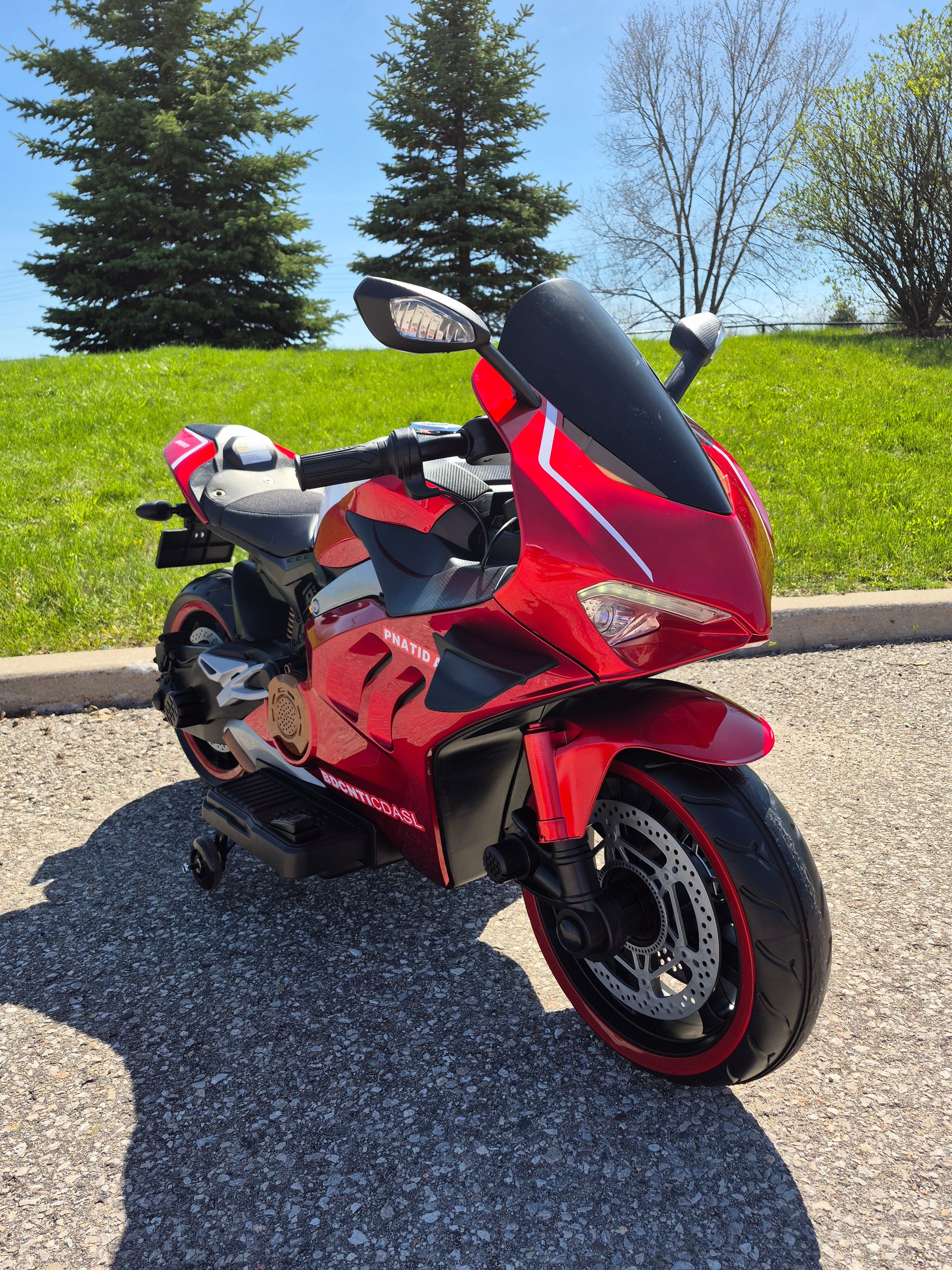 2026 Ducati Style 12V Kids Motorcycle for Age 3 to 8