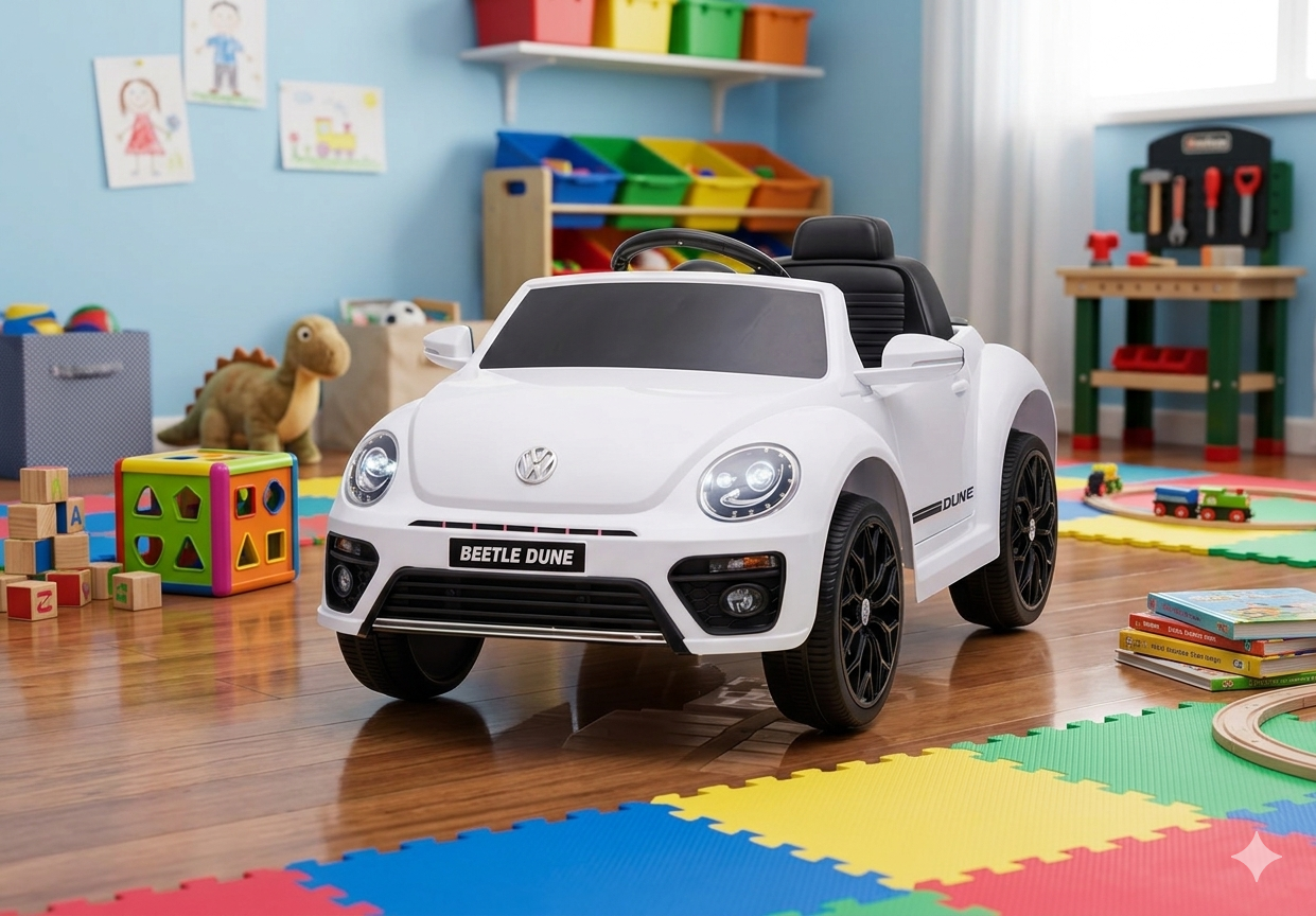 Volkswagen Beetle 12V Kids Ride On Car with Remote Control